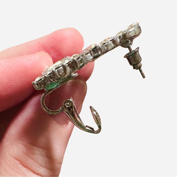 Express Rhinestone Crystal Cuff Clip Earring 1 piece Fashion Jewelry (left ear) - Picture 7 of 10